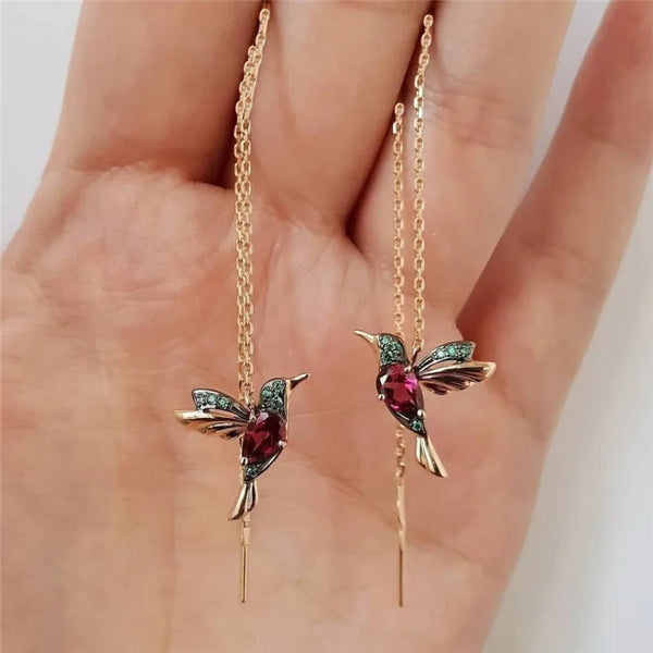 Lucky Hummingbird Earrings